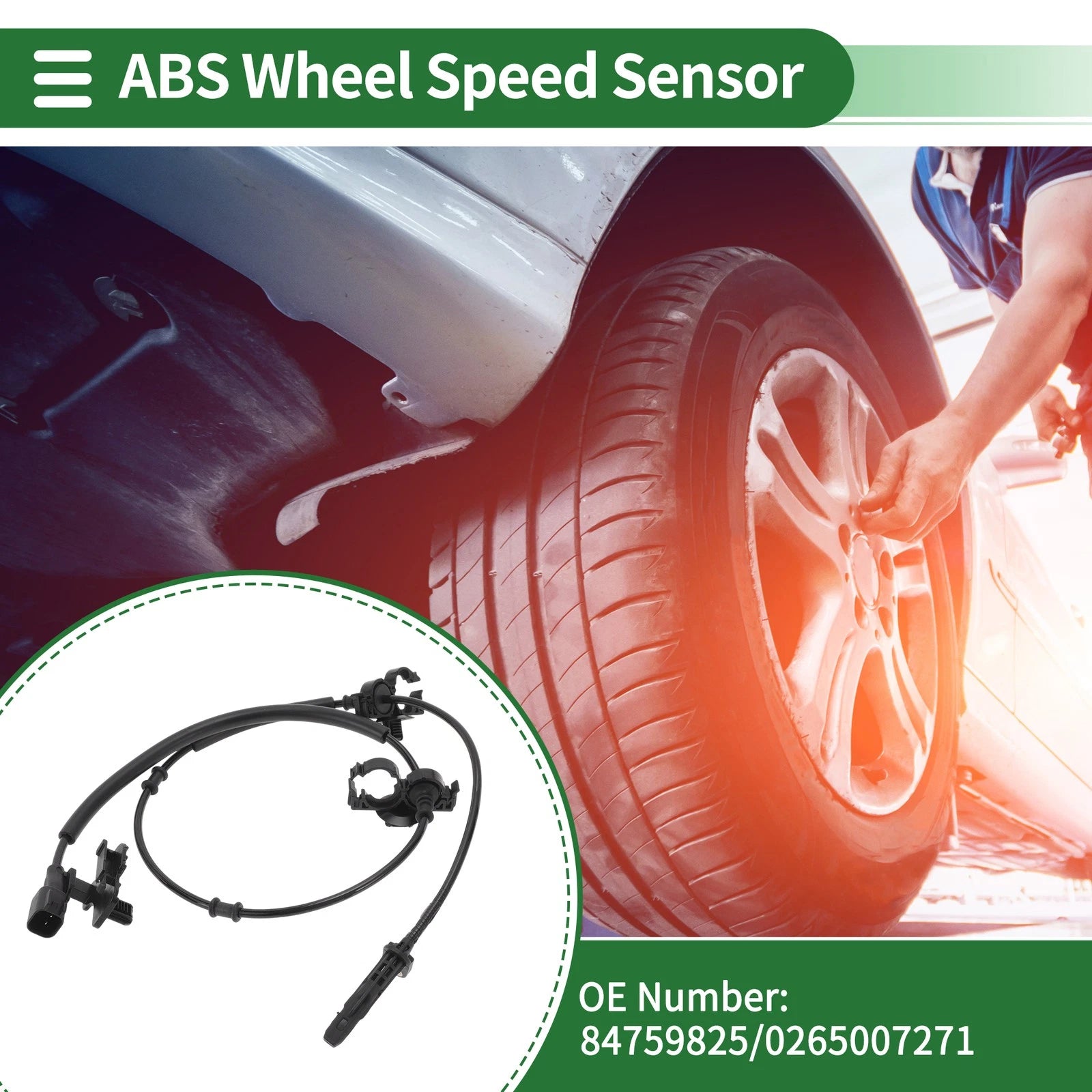 ABS Wheel Speed Sensor No. 84759825 for Cadillac CT4 (2020–2023) Front Left