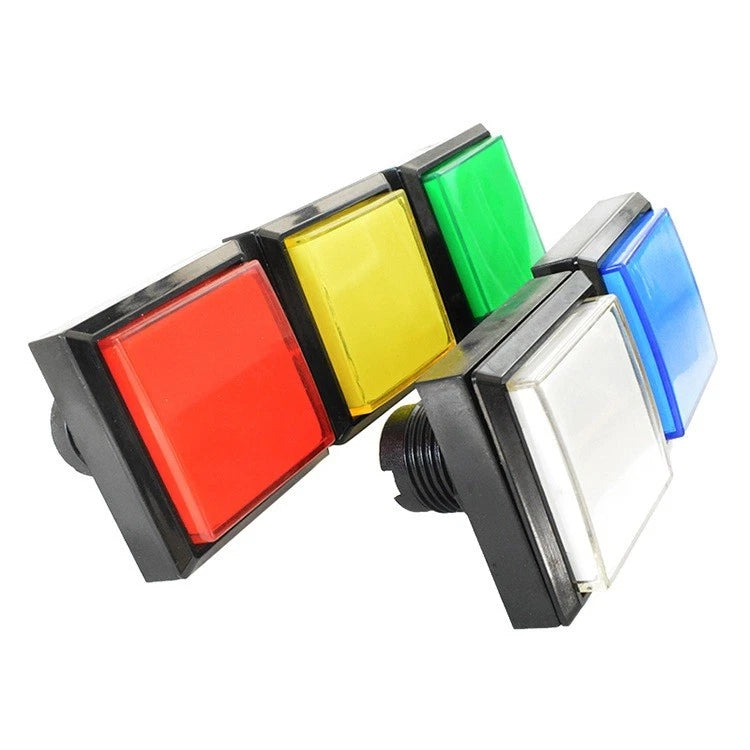 Illuminated LED Push Button for Arcade Games (51mm x 51mm)
