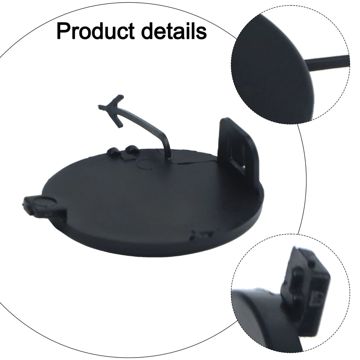 Tow Hook Eye Cap Cover for Jeep Vehicles (Direct Replacement)