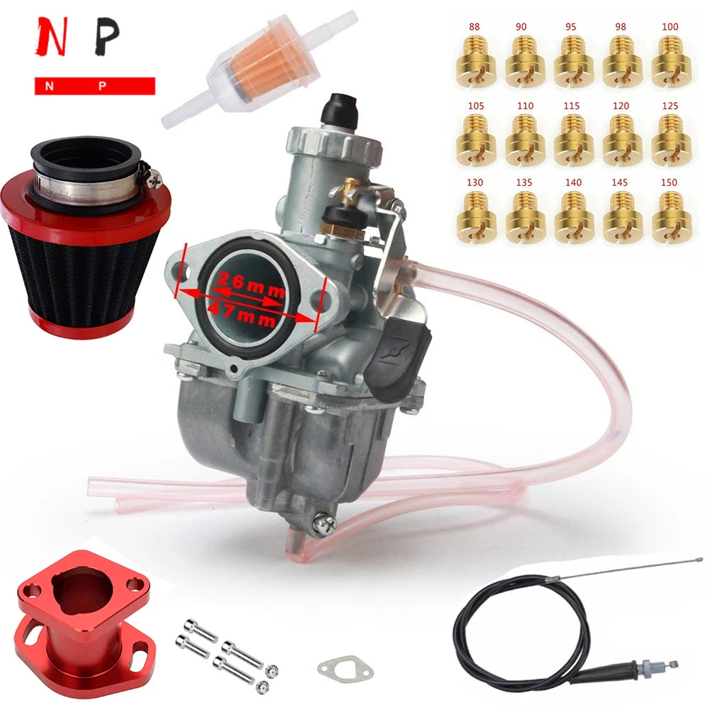 Performance Carburetor Kit for Predator Mini Bike Go Kart (212cc GX200, 196cc)