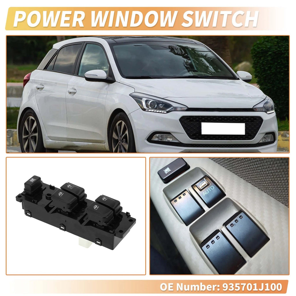 Front Right Power Window Switch for Hyundai i20 (2008–2013) No. 935701J100