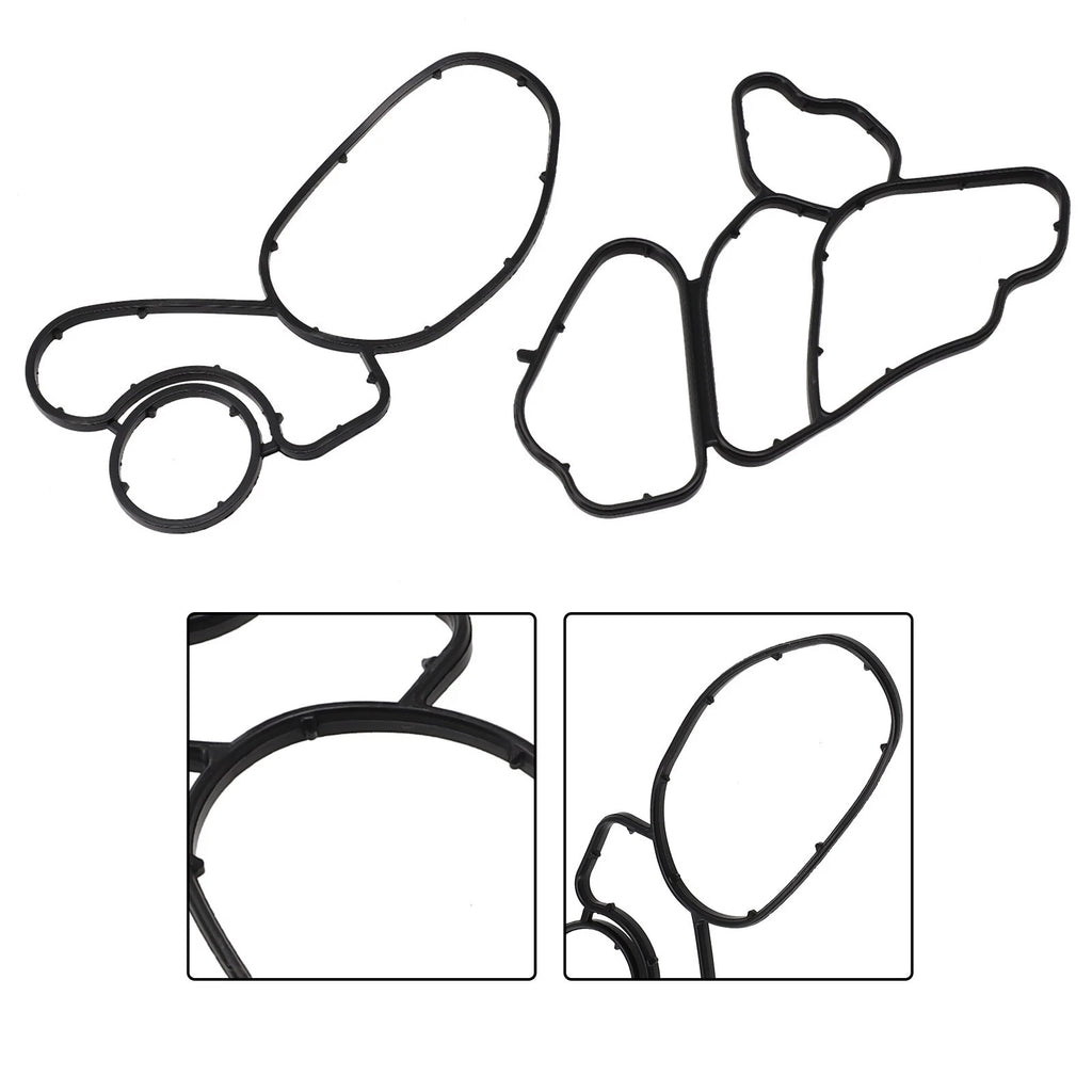 2X Element Seal Gasket for BMW (11427788455, 11427788463)
