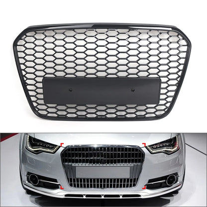 Front Bumper Grille Mesh for Audi A6 S6 C7 (2012–2015)