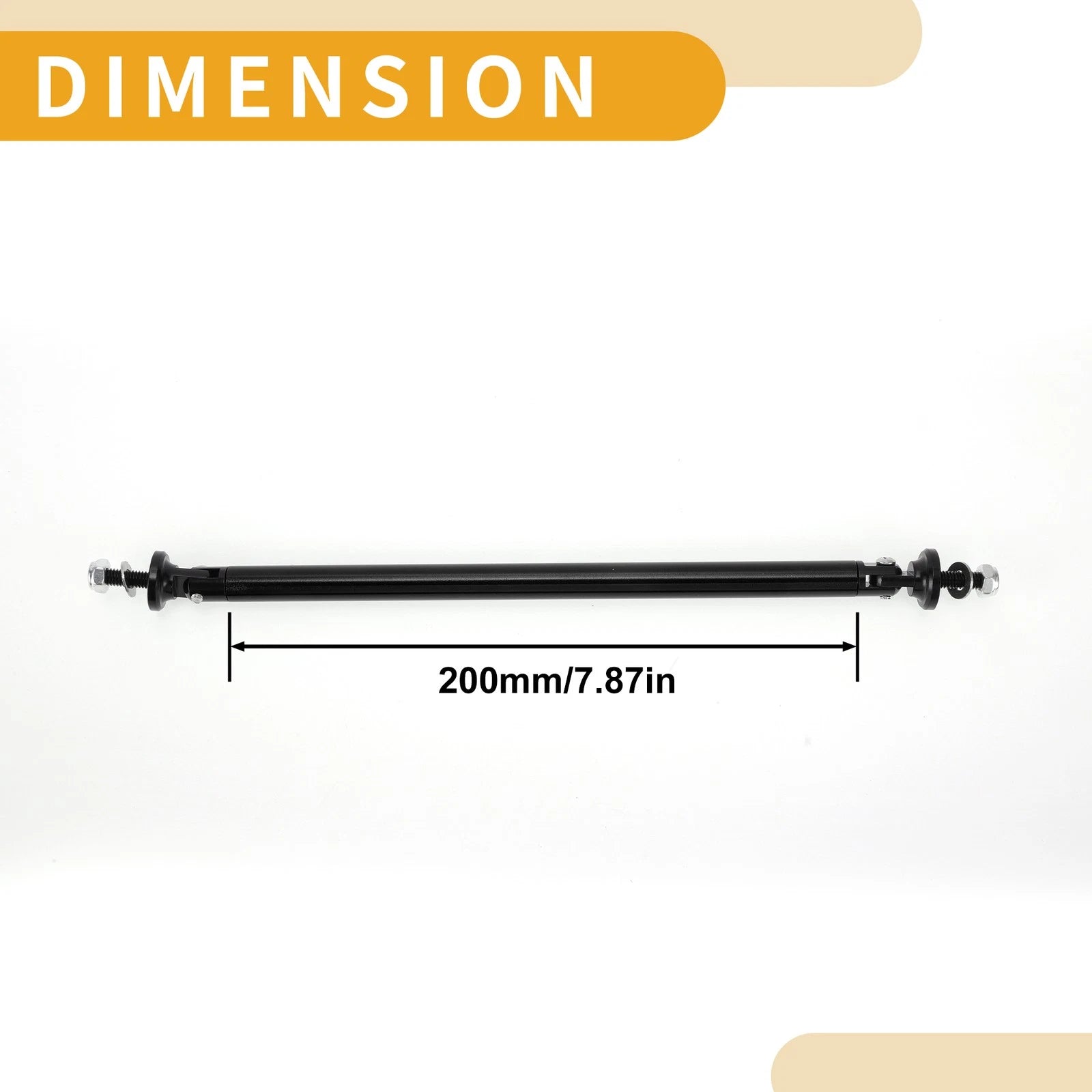 2X Adjustable Front Bumper Lip Splitter Strut Support Bars for Universal (2000–2023)
