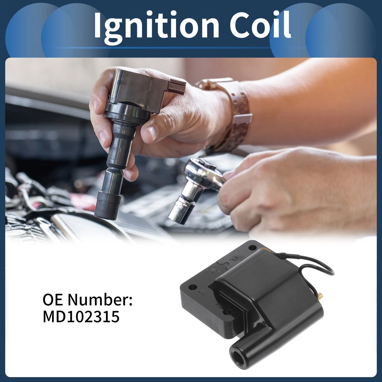 Ignition Coil Pack Replacement for Mitsubishi Mighty Max (1987–1989)