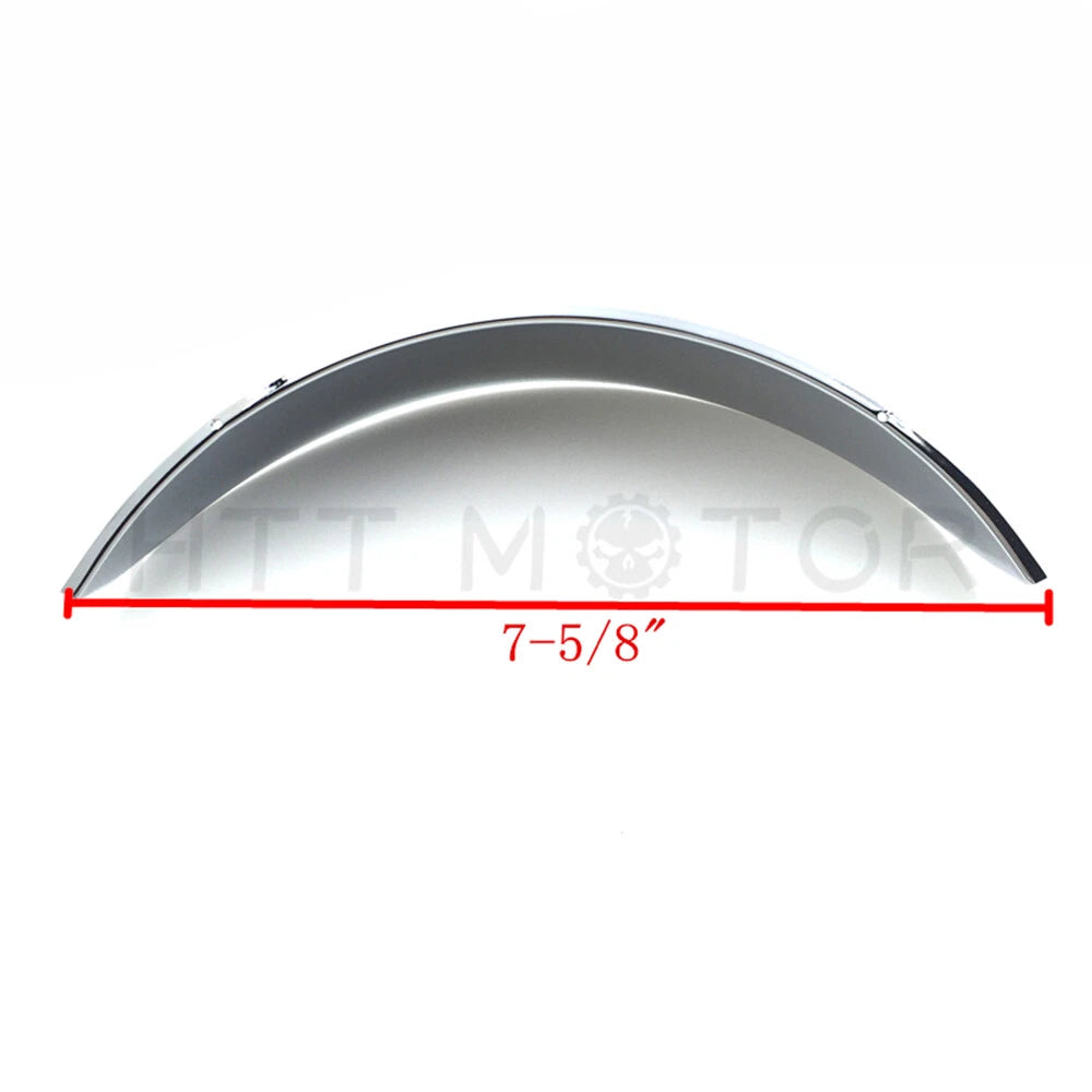 Chrome 7" Headlamp Visor for Harley (1984–2017) #69793-07