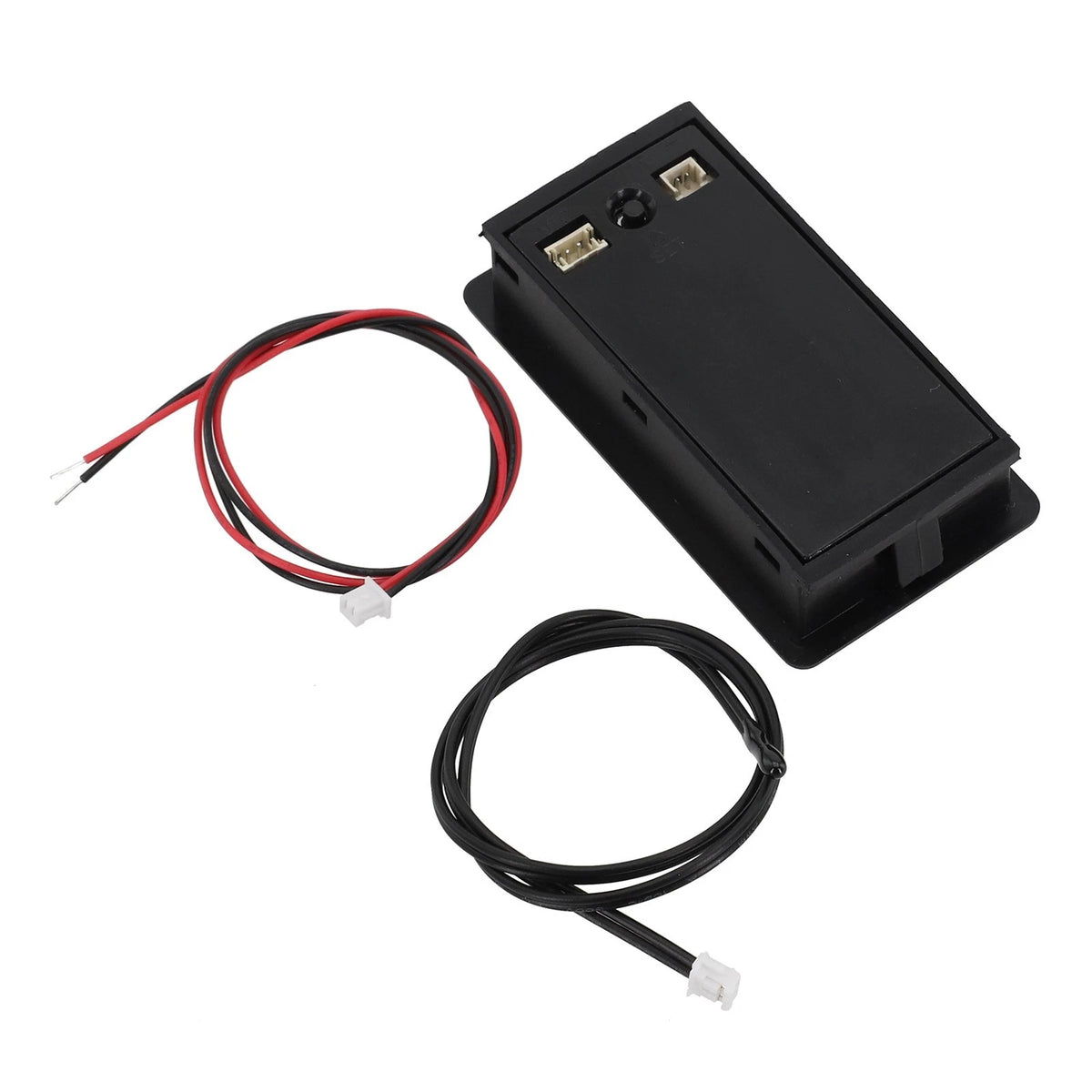 Multi Functional Battery Voltage Meter with Alarm & Temperature Sensor