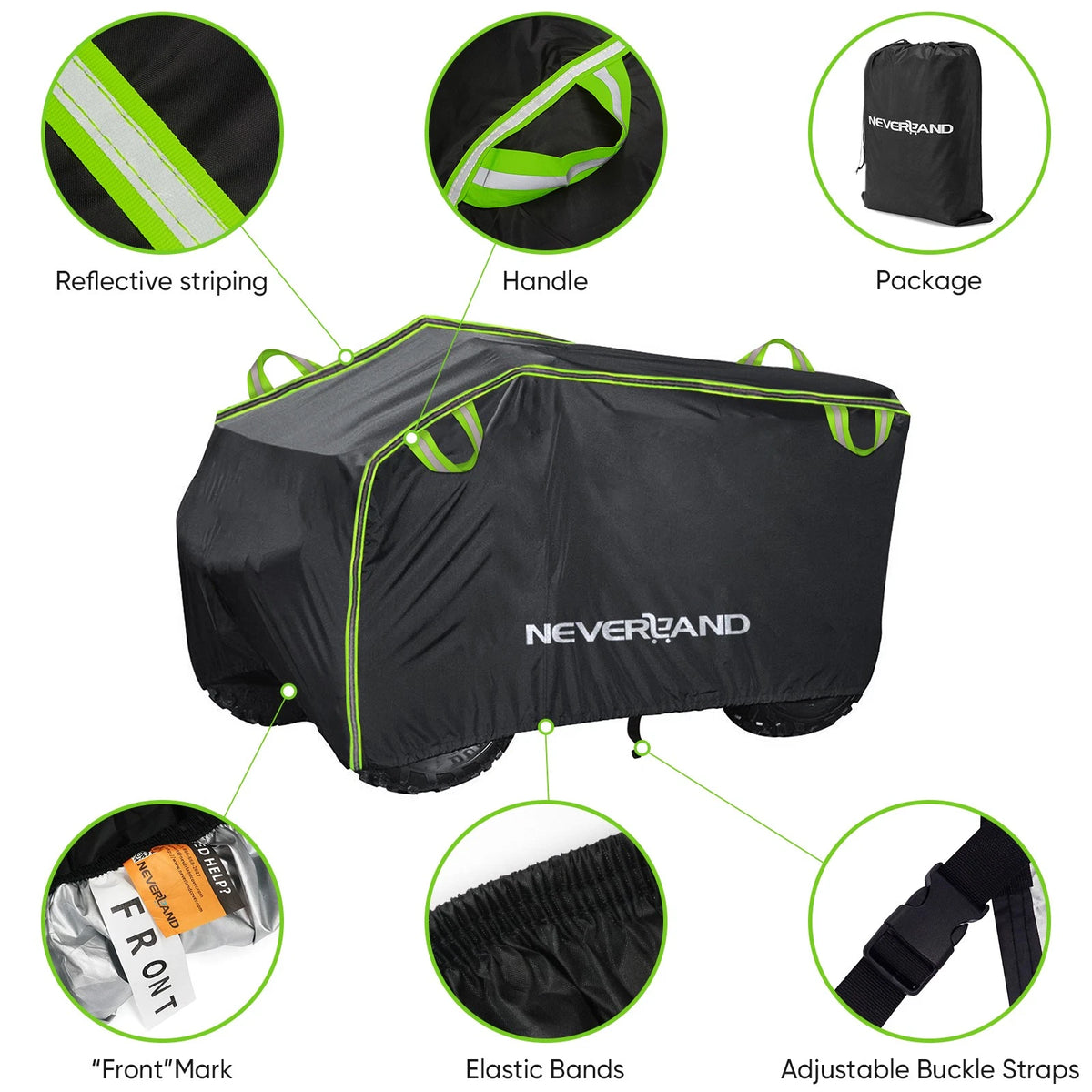Universal ATV Cover Waterproof UV Resistant 78.7" L
