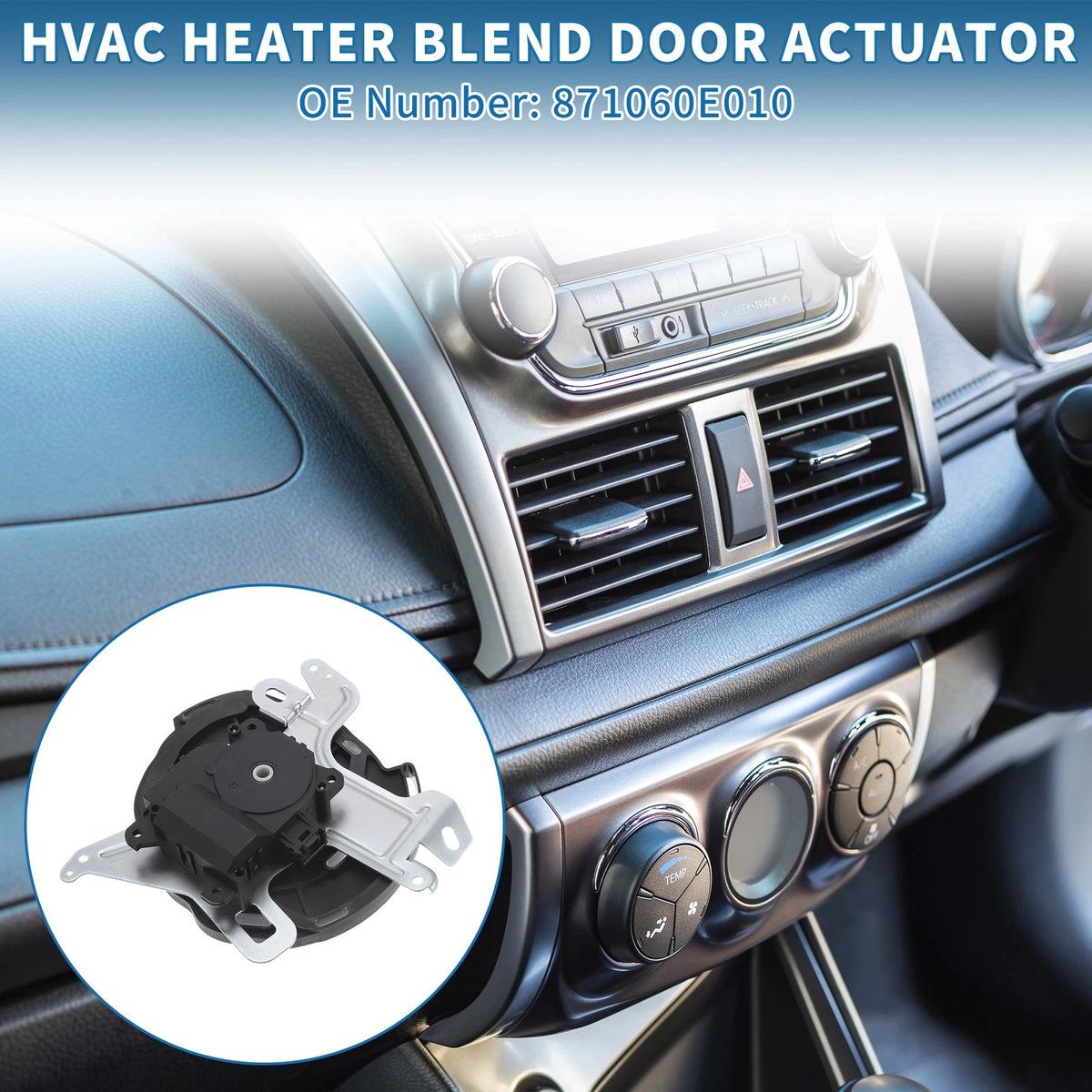 HVAC Heater Blend Door Actuator Replacement for Lexus RX350 (2007–2009)