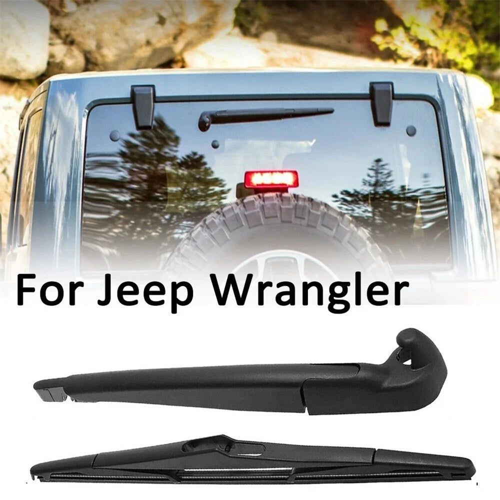 Rear Windshield Wiper Arm & Blade Set for Jeep Wrangler (2007–2016) 68002490AB