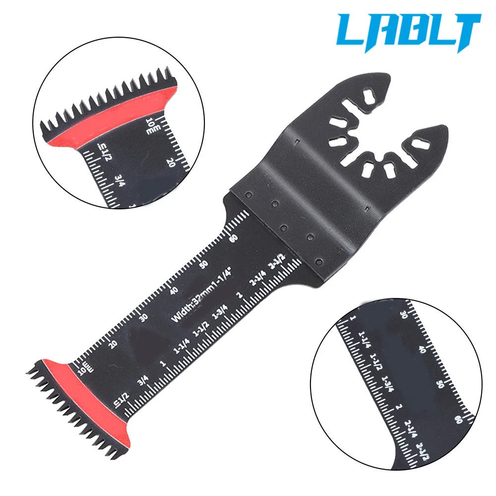 Set of 5 Saw Blades for Oscillating Tool (1-1/2", 2-11/16")