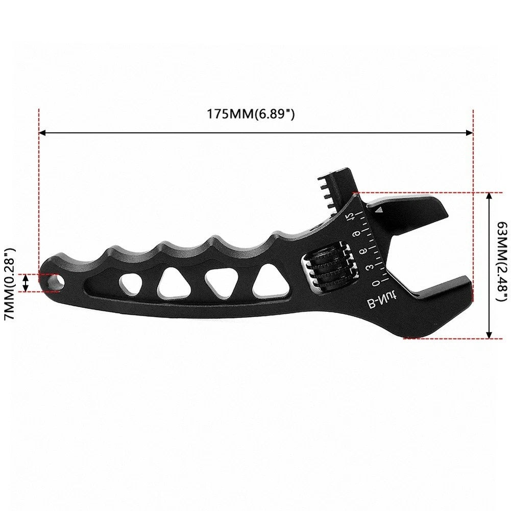 Adjustable Aluminum Alloy Oil Cooler Fitting Wrench for Vehicles
