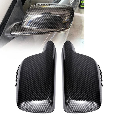 Carbon Fiber Look Side Mirror Covers for BMW 3 Series E46, 7 Series E65 E66 E67