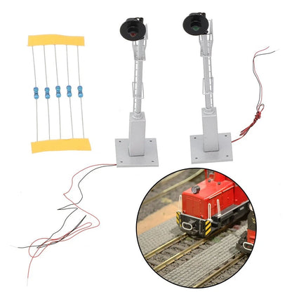 Tri-lights Signal Metal Cabinet for Railroad (20mA)