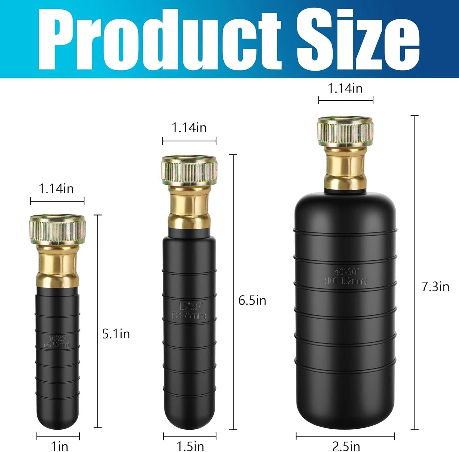 1"-6" Drain Blow Bag for Various Applications (Universal)