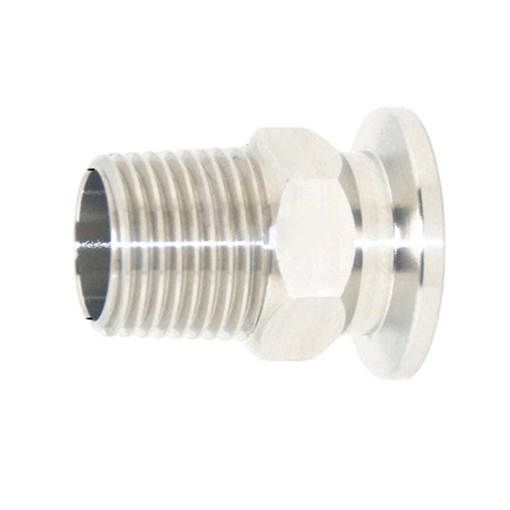 Stainless Steel BSPT Male Thread Adapter for Industrial Vacuum Lines