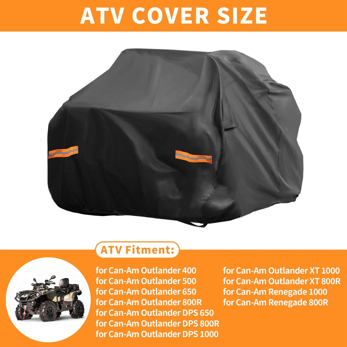 Waterproof ATV Cover for Can-Am Outlander 650 800R (2010–2023)