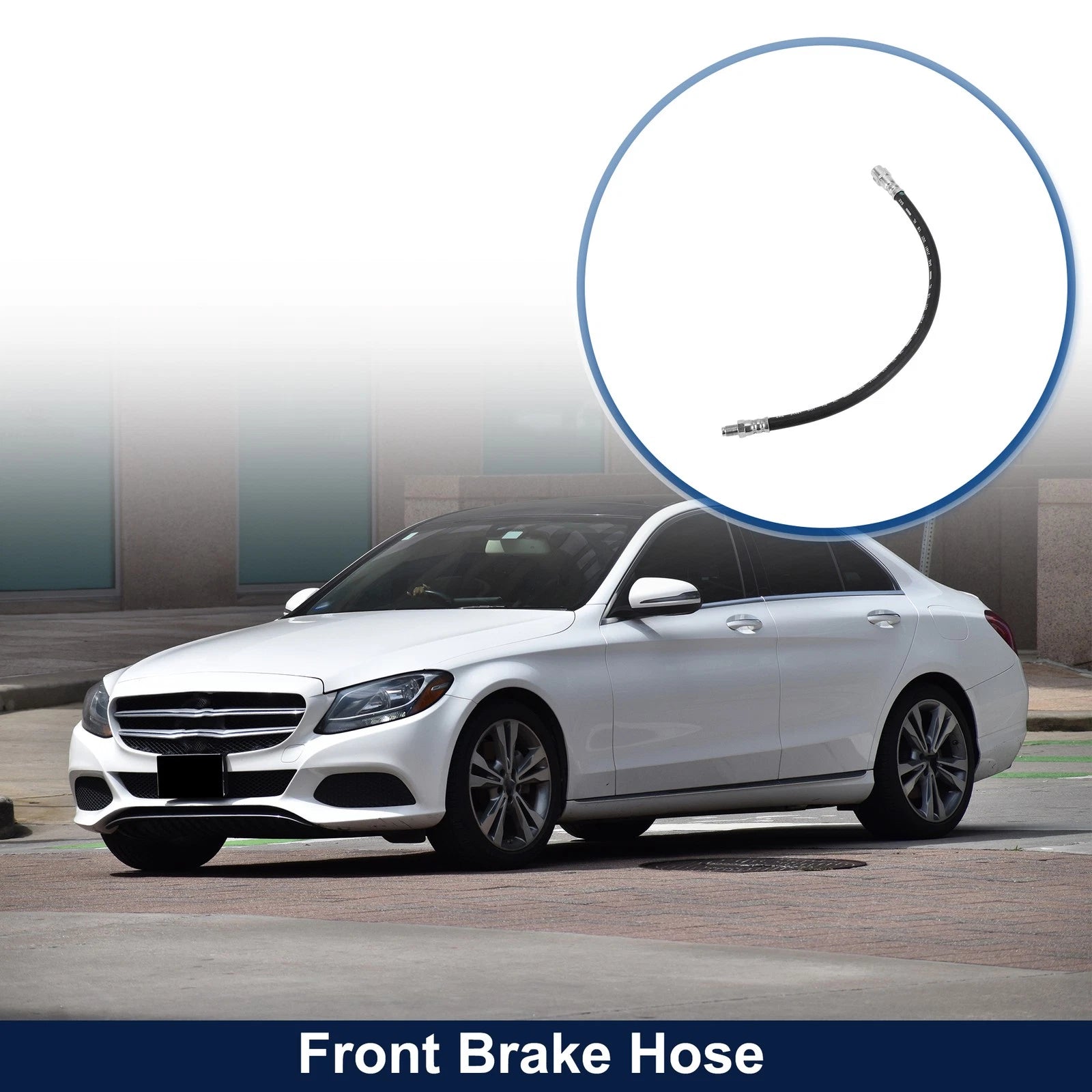 Front Brake Hose Replacement for Mercedes-Benz C-Class (2007–2015)