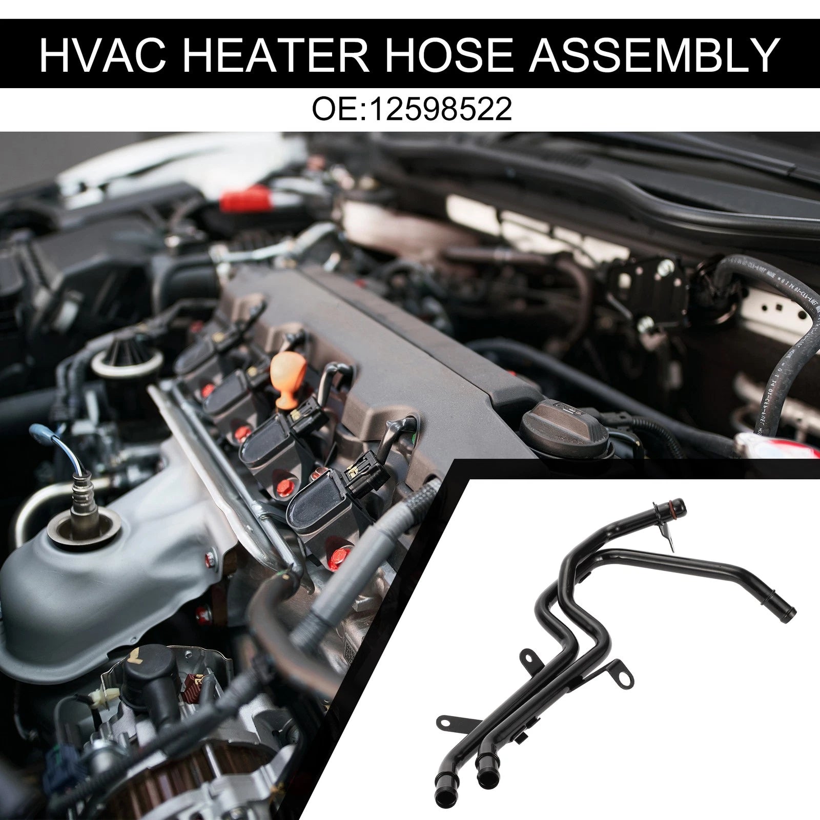 Car Engine HVAC Heater Hose Assembly for Chevrolet Impala (2006–2011)
