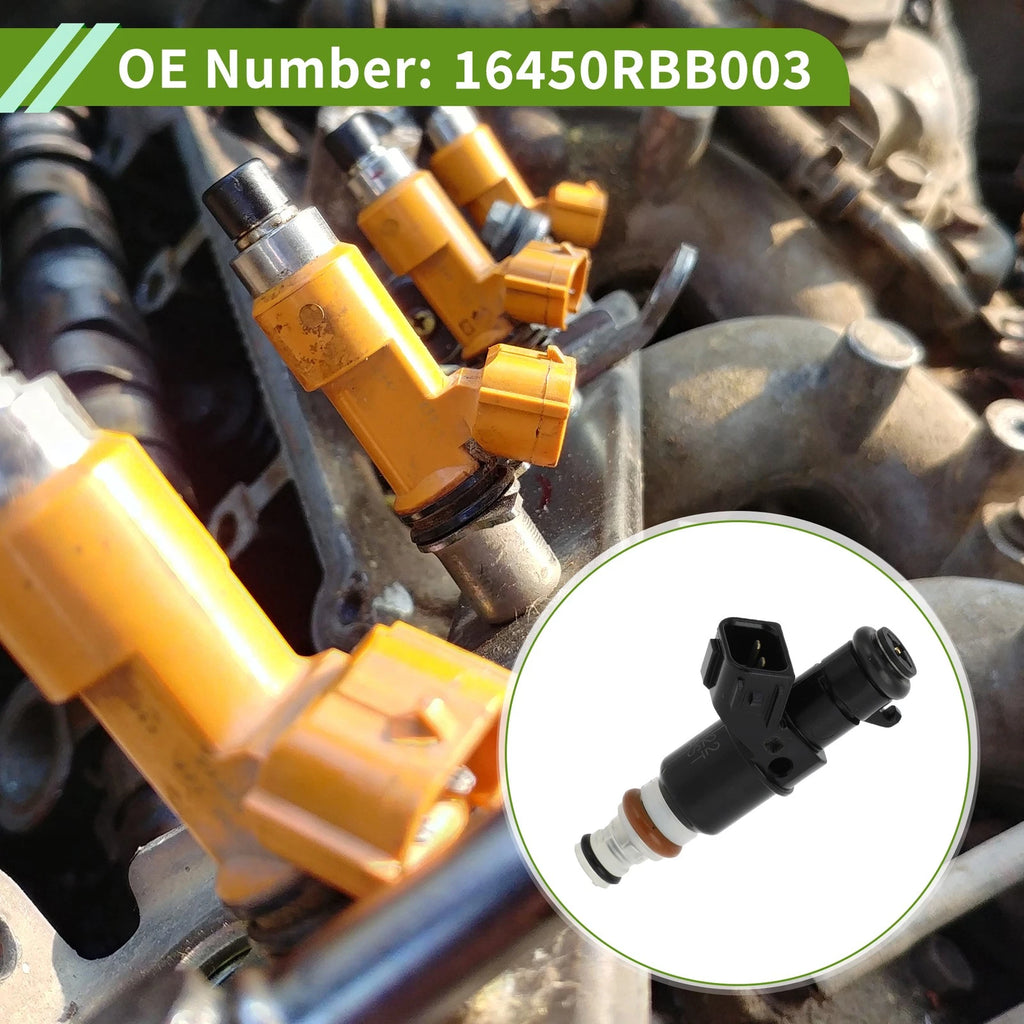Fuel Injector Replacement for Honda Civic Si 2.0L (2006–2011) 1 Pc Black