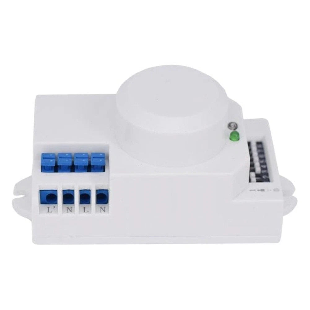 5GHz Microwave Motion Sensor Switch with Adjustable Delay and 360 Detection