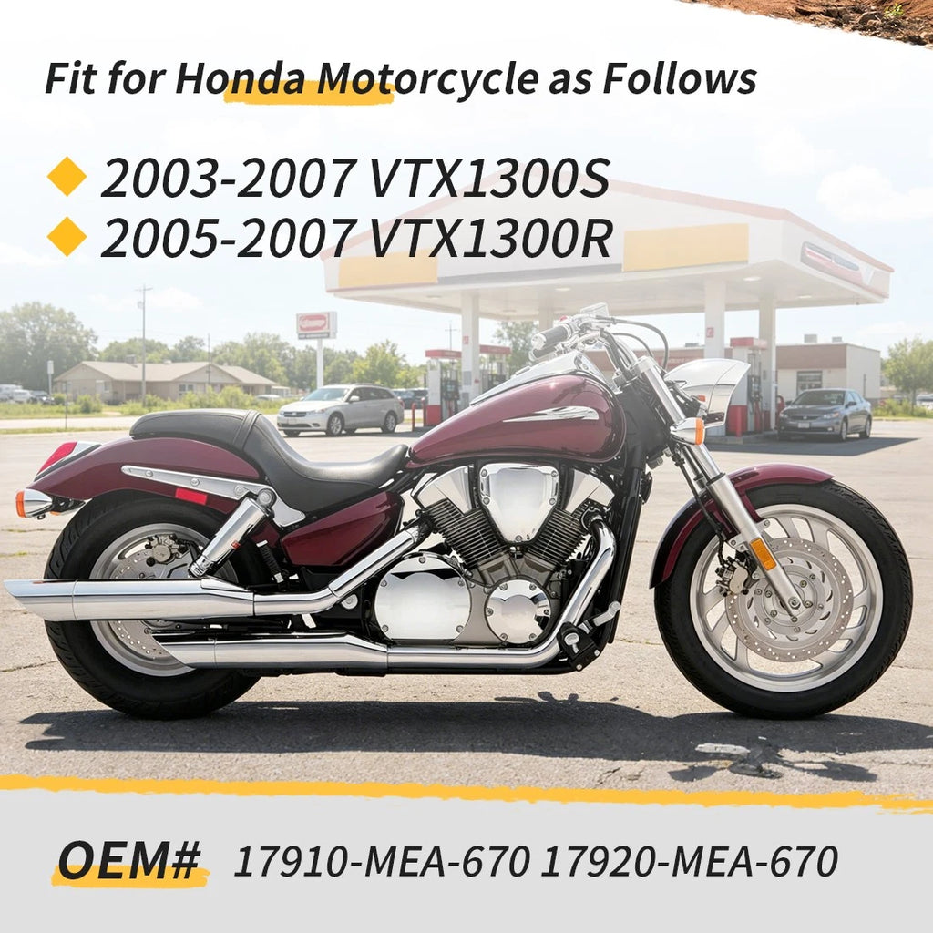 Throttle Cable A + B for Honda VTX1300S VTX1300R (2003–2007) 17910-MEA-670