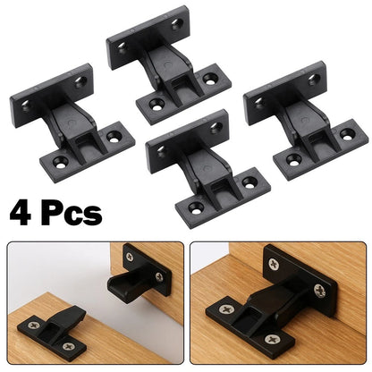 Set of 4 Bracket Clips Fasteners for