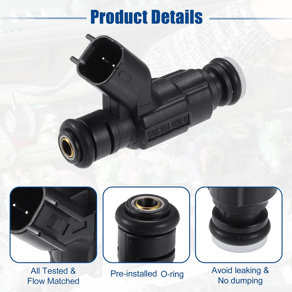 6PCS Fuel Injector Nozzle Replacement for Chevrolet Equinox 3.6L (2008–2009)