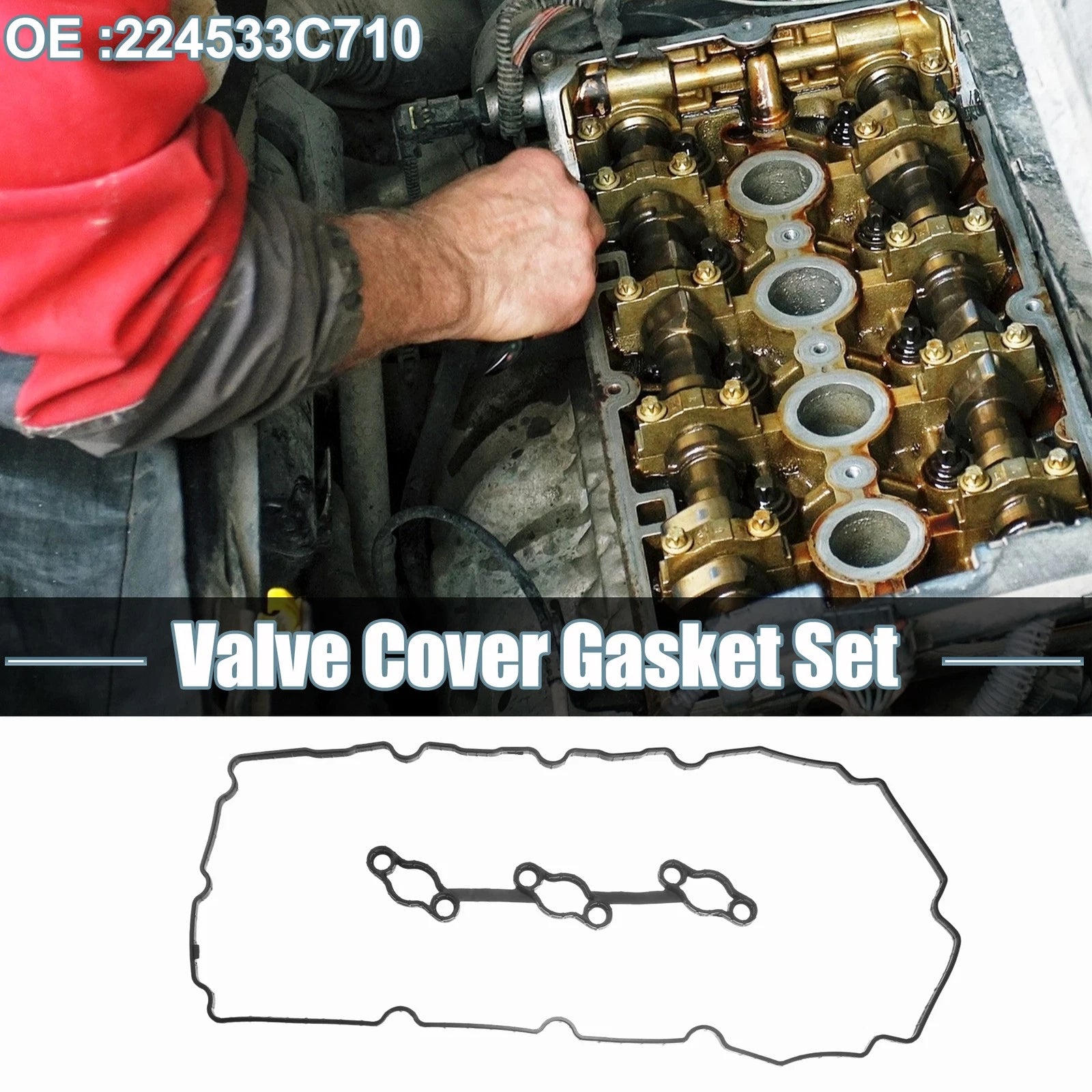 Valve Cover Gasket Set Replacement for Hyundai Elantra (2009–2012)