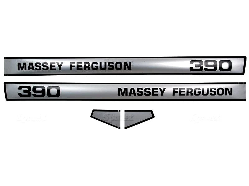 Bonnet Decal Set for Massey Ferguson 390