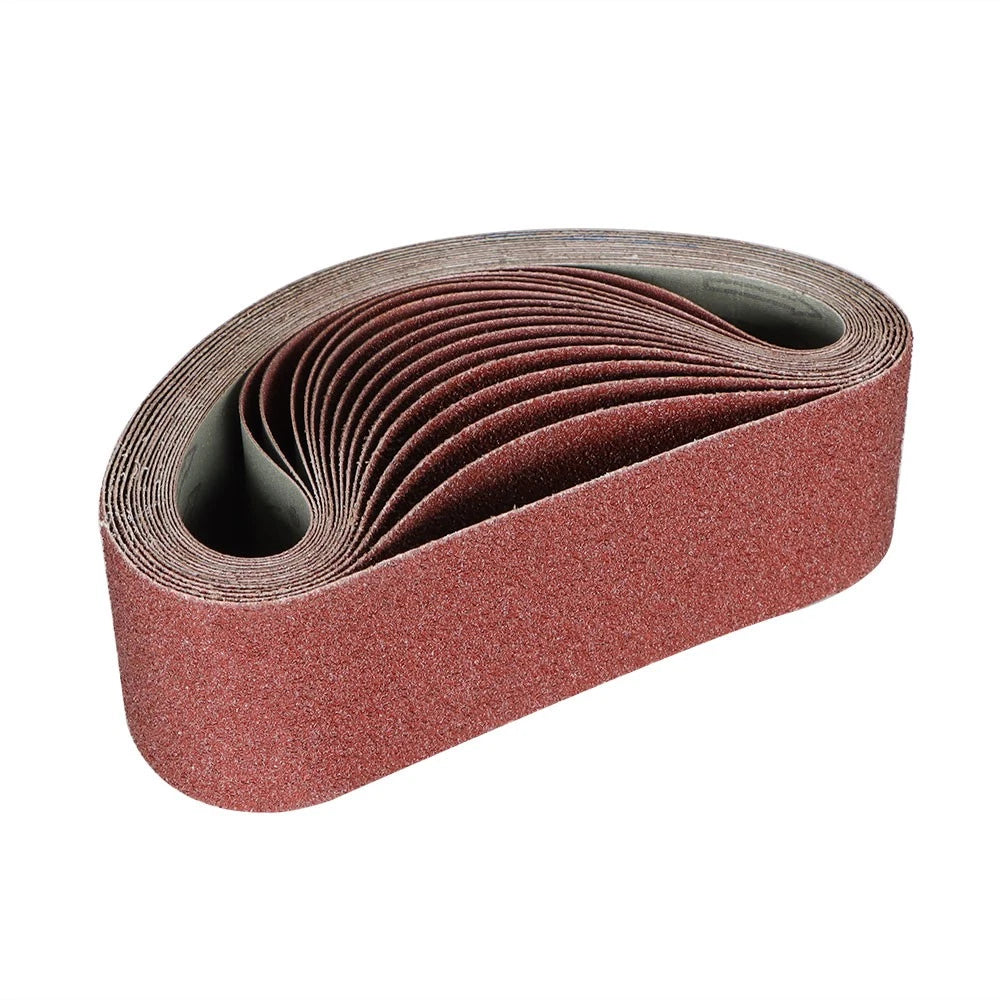 12 Pack Sanding Belts for (60, 80, 120, 150, 240, 400 Grit)