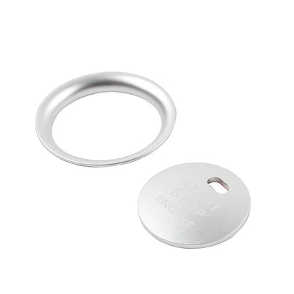 2X Silver Engine Start Push Button Cover Ring Trim for Mazda 3 (2004–2023)