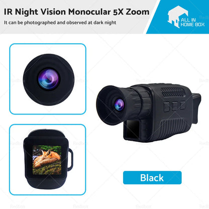 Night Vision Monocular 5X Zoom for Hunting (IR)