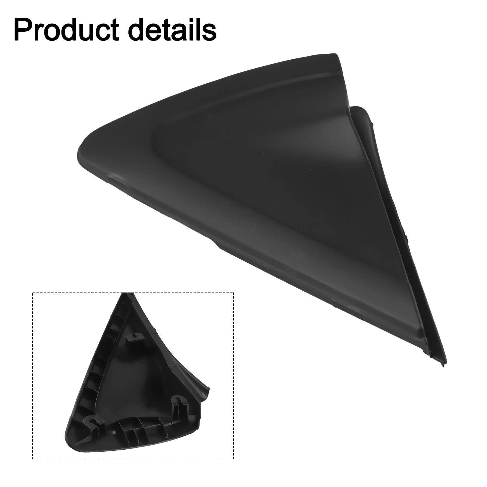 Right View Mirror Panel Triangle Trim for Mazda 2 (2011–2013)