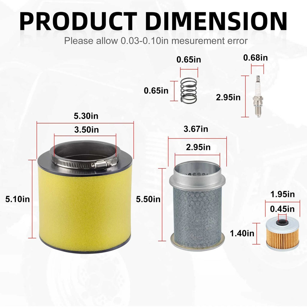 Air Oil Filter & Cleaner Body for Honda TRX400EX TRX400X Sportrax 400 (1999–2014)