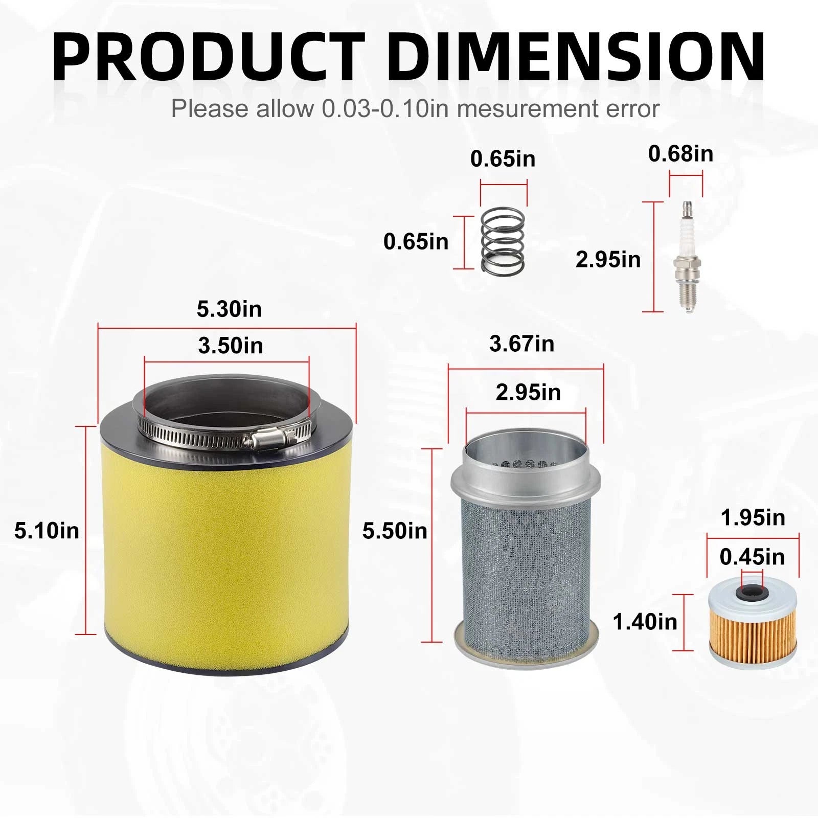 Air Oil Filter & Cleaner Body for Honda TRX400EX TRX400X Sportrax 400 (1999–2014)