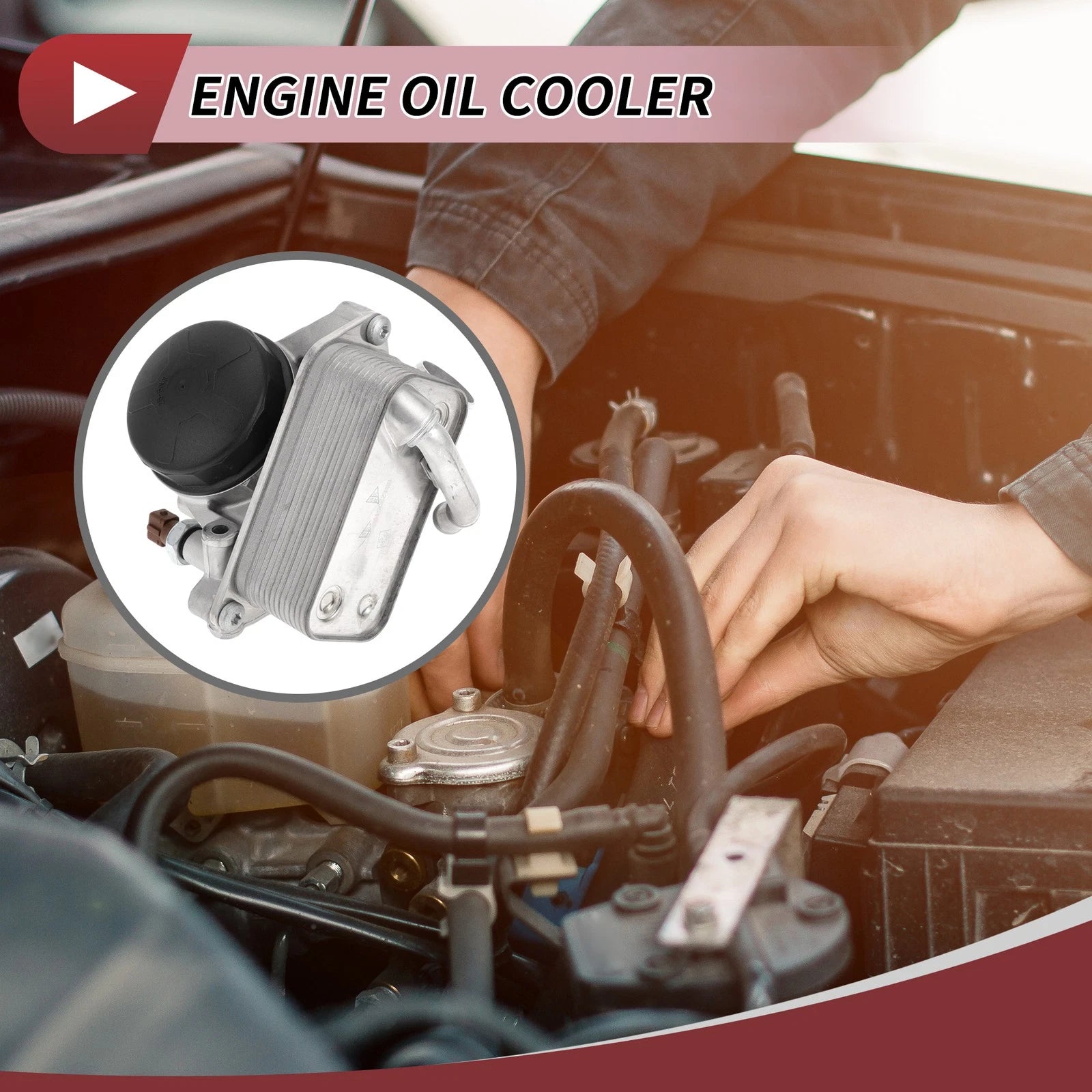 Engine Oil Cooler for BMW 128i Replacement Oil-to-Transmission Cooler (2008–2013)