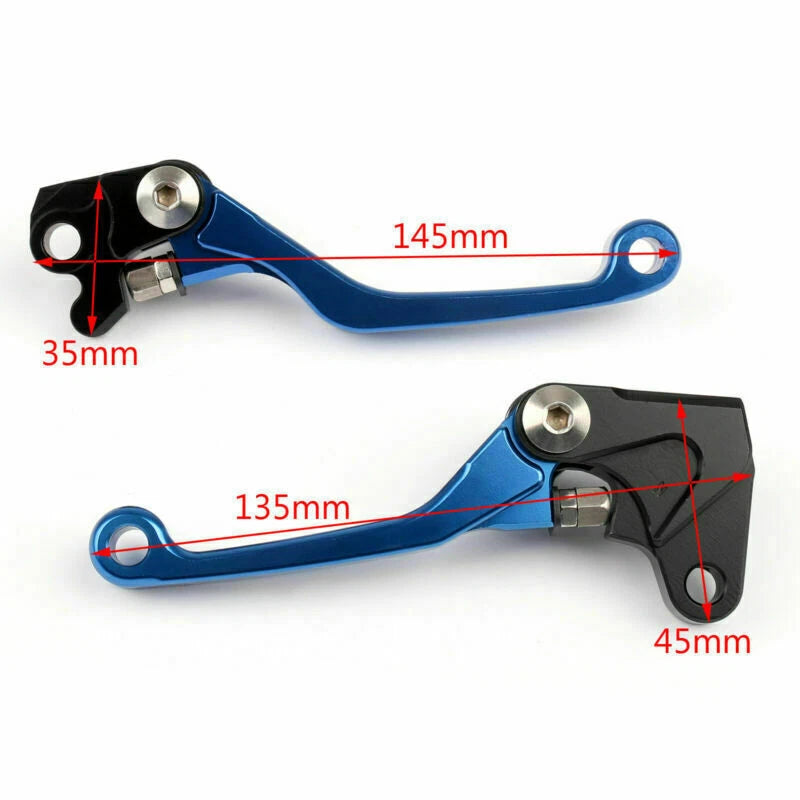 CNC Brake Clutch Levers for Yamaha WR250F/450F (2005–2015) Blue T9