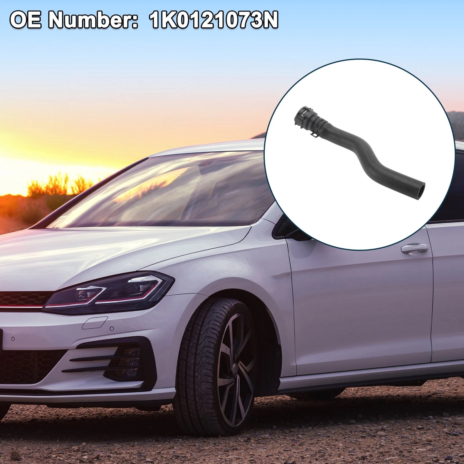 Radiator Hose Coolant Tube Replacement for Volkswagen Golf VI (2013–2014)