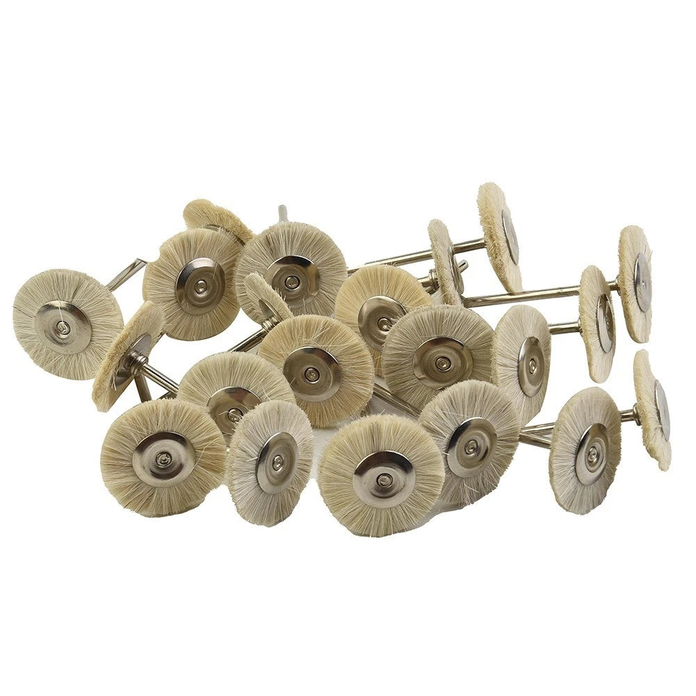 30pcs Hair Wheel Brushes Set for Polishing Tools