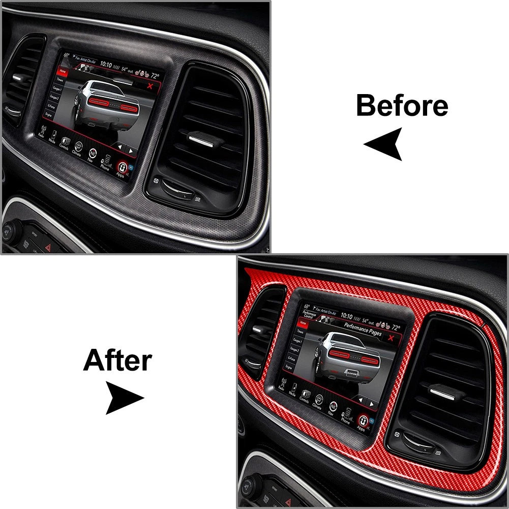 Center Console Dashboard Panel Cover Trim for Dodge Challenger (2015–2024)