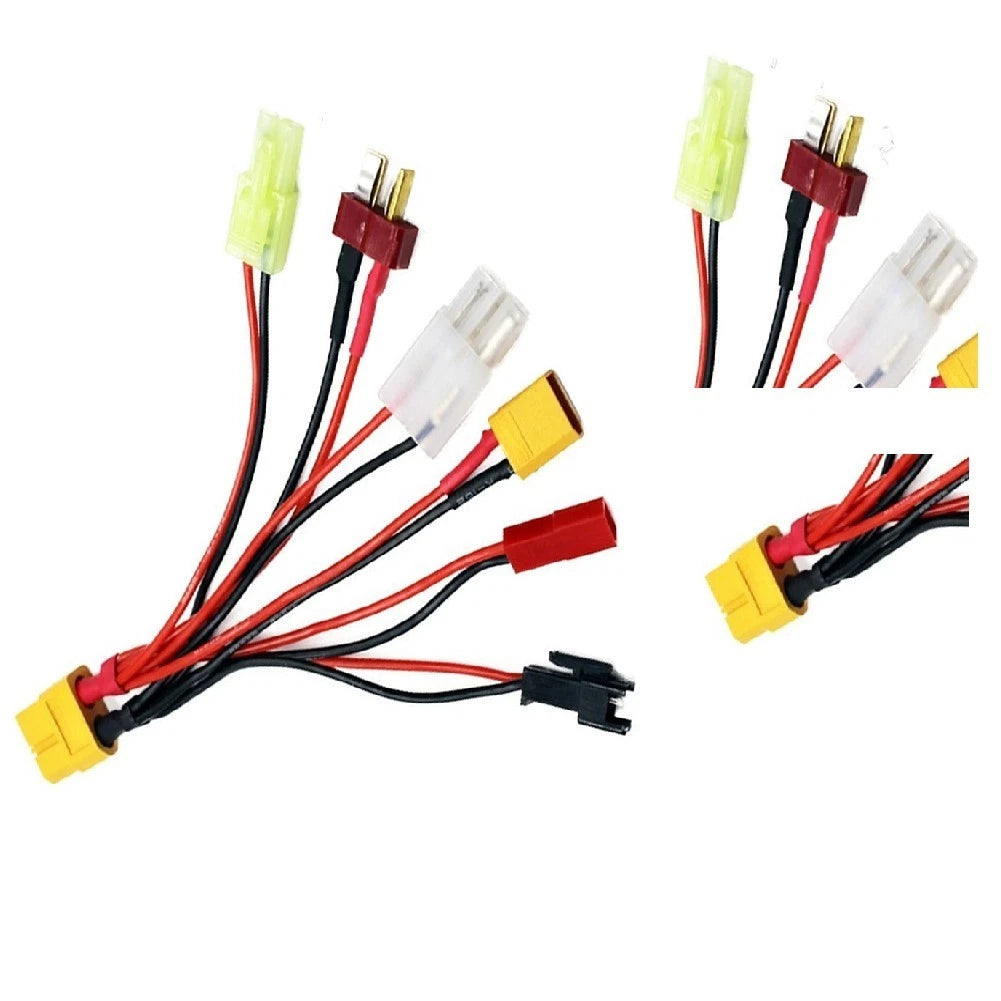 RC Battery Parallel Charge Cable Adapter for XT60 T Connector SM2P Terminal