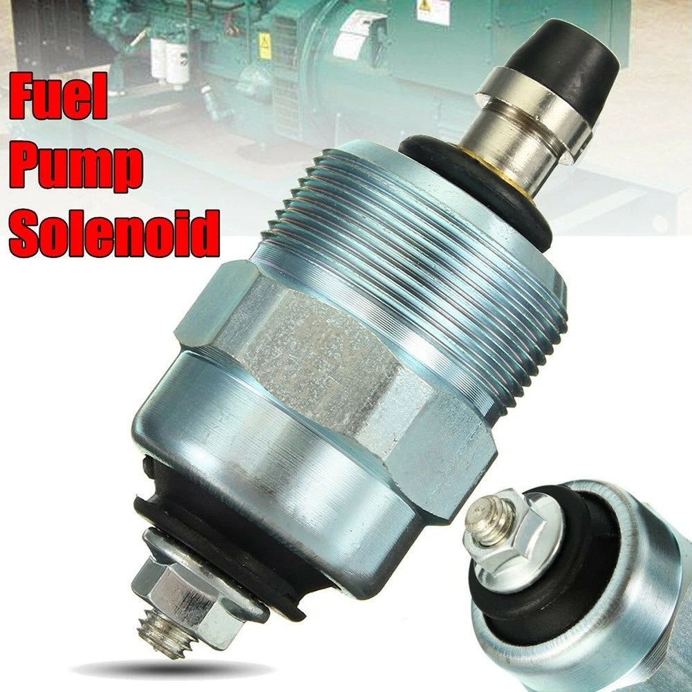 12V1A Diesel Generator Fuel Pump Solenoid Valve 5826mm 0.8mpa