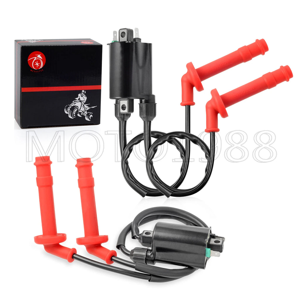 2X Ignition Coils & Wires for Honda CBR600F3 CBR600F2 CBR600SJR (1991–1998)