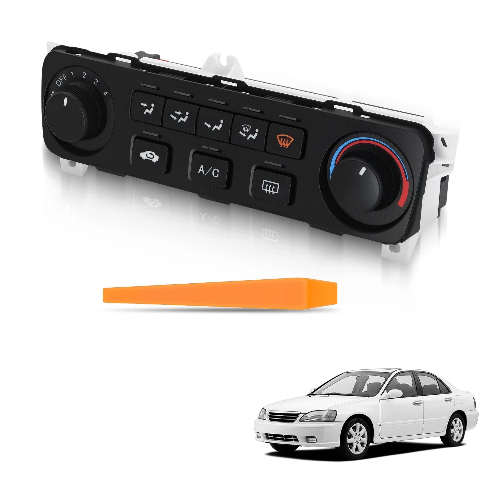 Front AC Climate Control Module Panel for Honda Accord (2001–2002) 79600-S84-A21ZA