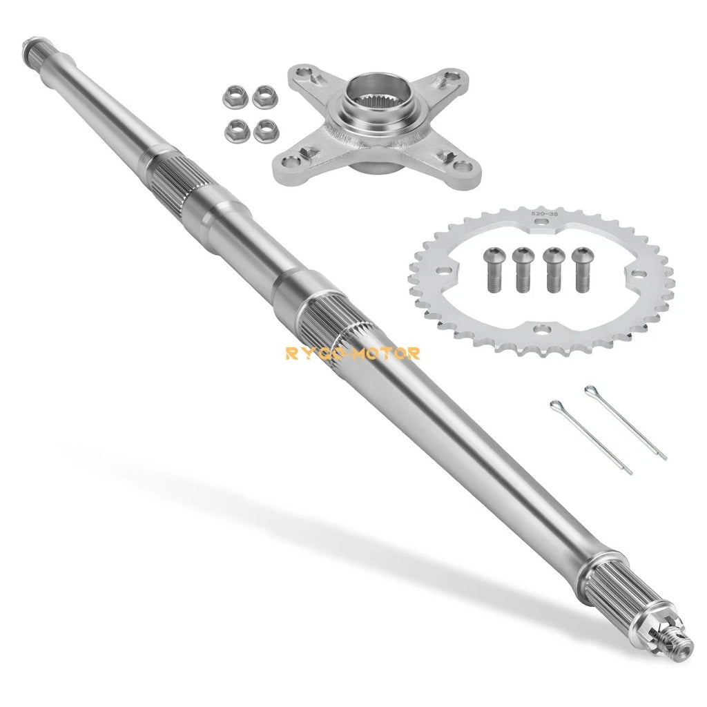 Rear Axle Shaft with Sprocket Hub for Yamaha YFZ450 (2004–2005) 5TG-25381-00-00