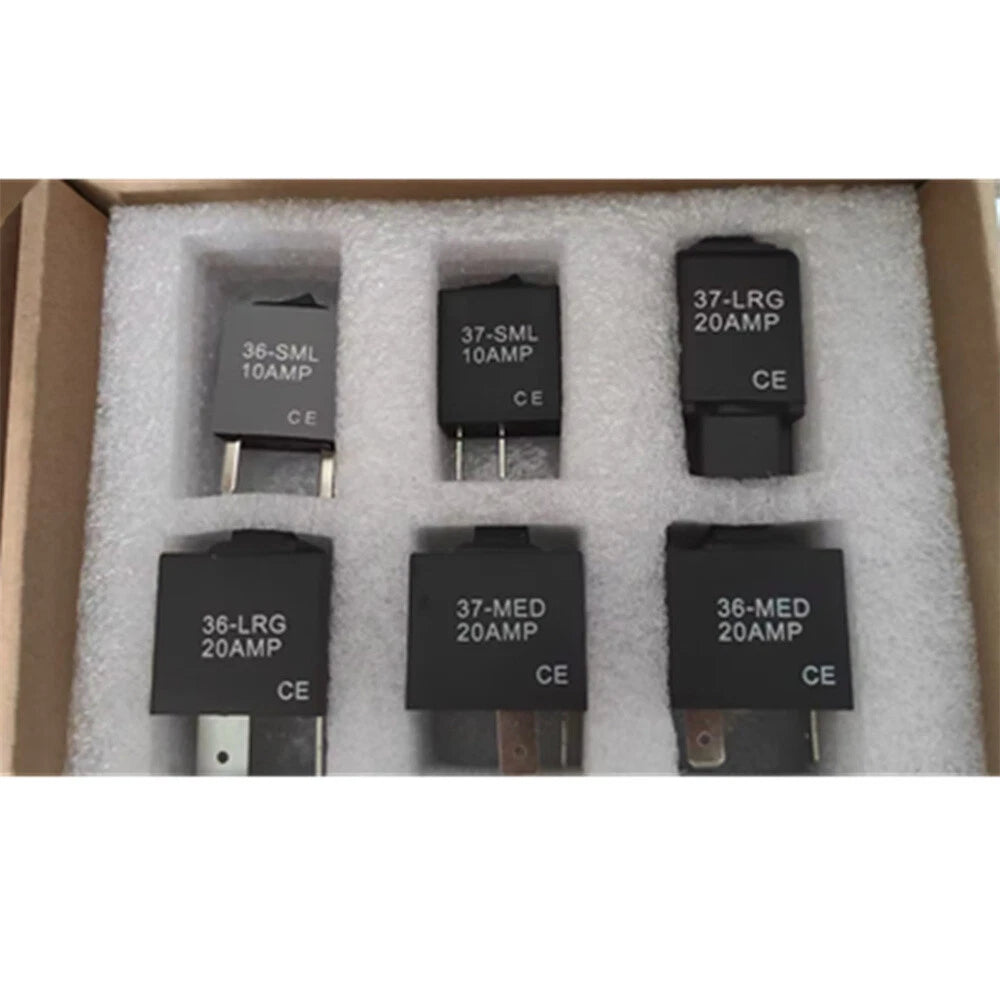 6X Fuel Pump Relay Kit for Universal Applications (12V)