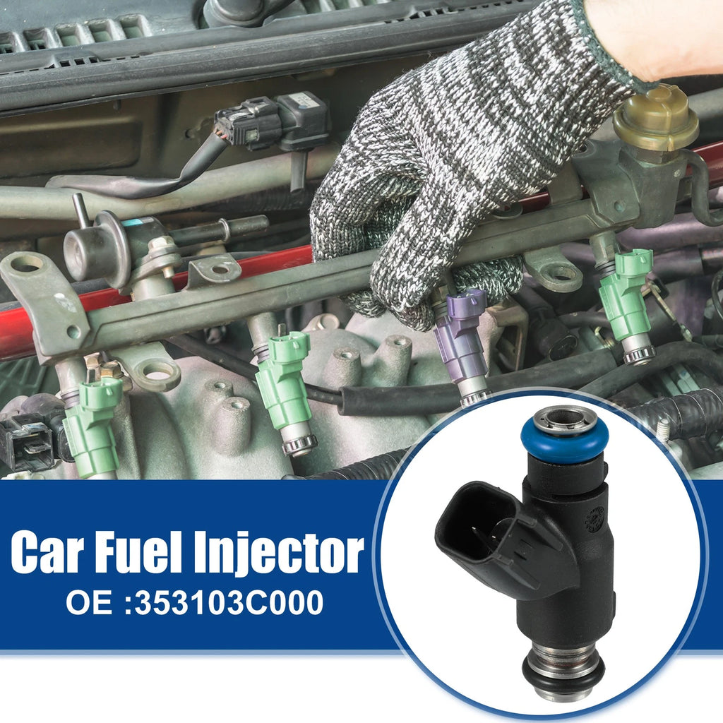 Fuel Injector Nozzle Black Replacement for Hyundai Sonata (2006–2010)