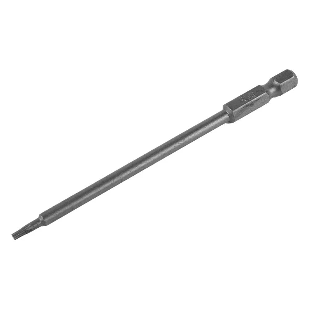 Screwdriver Bit 100mm 1/4 Inch Shank Hexagonal Plummer