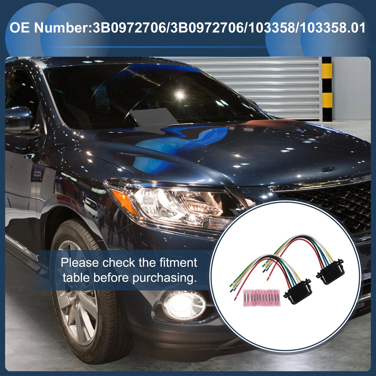Headlight Wiring Harness Assembly for Skoda Octavia III (5E3) (2012–2020)